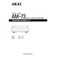 AKAI AM-73 Owners Manual