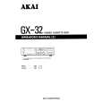 AKAI GX-32 Owners Manual