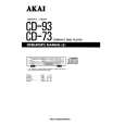 AKAI CD-73 Owners Manual