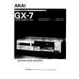 AKAI GX-7 Owners Manual