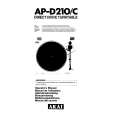 AKAI APD210/C Owners Manual