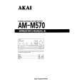 AKAI AM-M570 Owners Manual