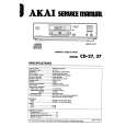 AKAI CD-37 Service Manual