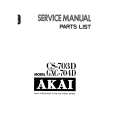 AKAI CS-703D Service Manual