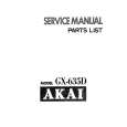 AKAI GX-635D Service Manual