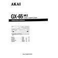 AKAI GX-65MKII Owners Manual