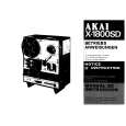 AKAI X-1800SD Owners Manual