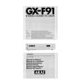AKAI GX-F91 Owners Manual