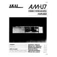AKAI AM-U7 Owners Manual