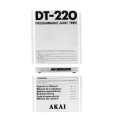 AKAI DT-220 Owners Manual