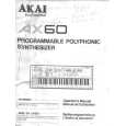 AKAI AX60 Owners Manual