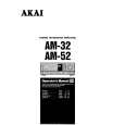 AKAI AM-52 Owners Manual