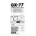 AKAI GX77 Owners Manual