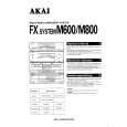 AKAI HXM800W Owners Manual