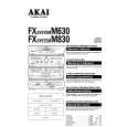 AKAI FX SYSTEM M630 Owners Manual